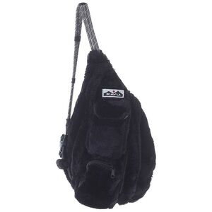 KAVU 10L Rope Snug Fuzz Black Sling Crossbody Gorpcore Side Strap Bag Special